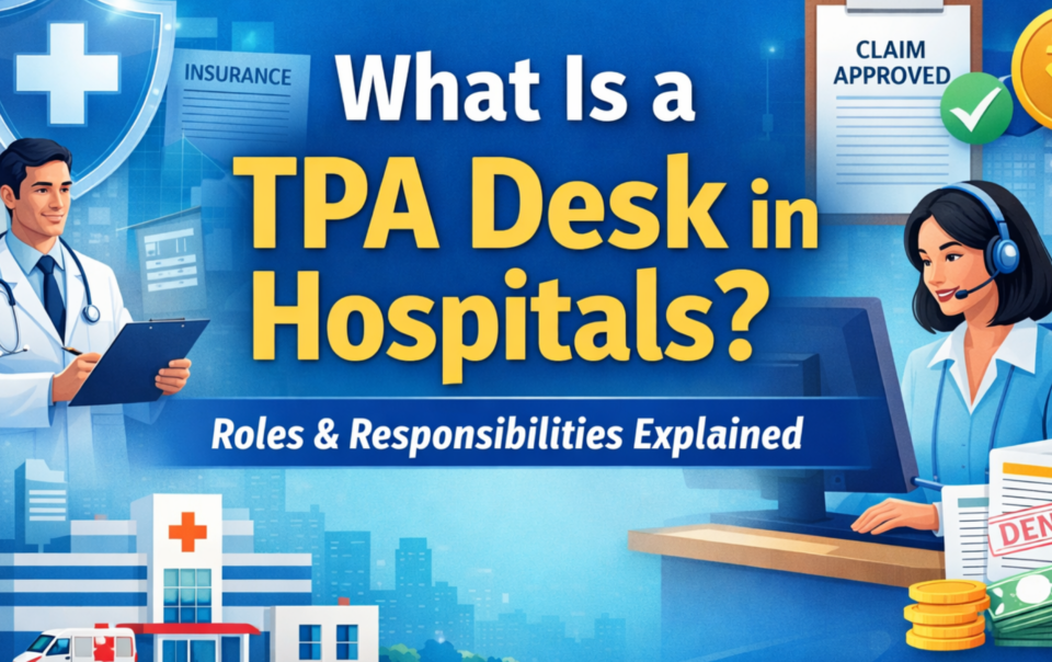 TPA Desk in Hospital